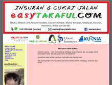 Tablet Screenshot of easytakaful.com